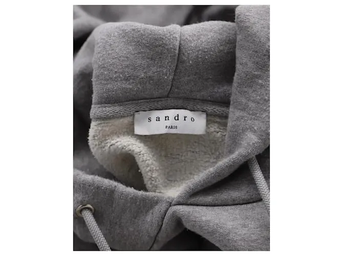 Sudadera Sandro 'Standard' de algodón gris 