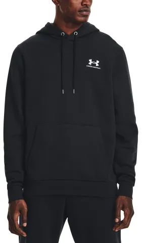 sudadera Under Armour Essential Fleece - 001/Black/White - men´s