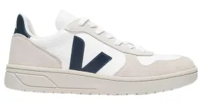 Veja Zapatillas V-10 en blanco y azul B-Mesh 