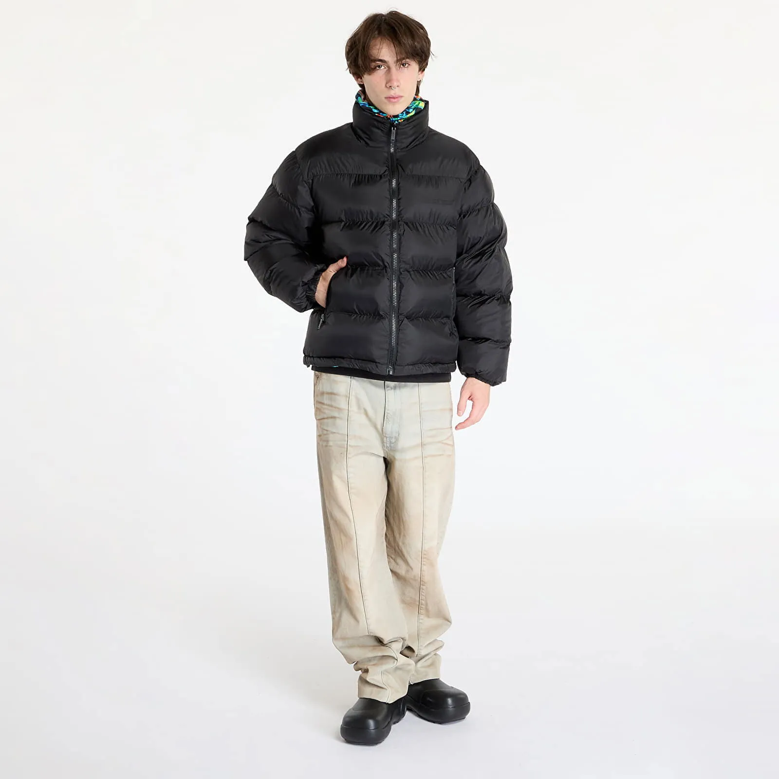 Wasted Paris Fusion Puffer Jacket Black