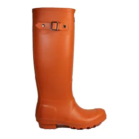 Women's Cotswold Sandringham | Pumpkin Orange Rubber | Womens Wellington Boots