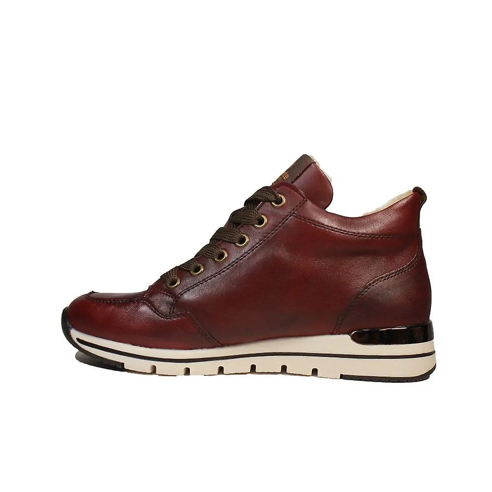 Women's Remonte R6770-35 | Soraya | Burgundy Leather | Water Resistant | Womens Trainer Boots