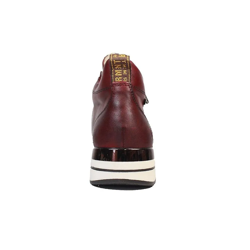 Women's Remonte R6770-35 | Soraya | Burgundy Leather | Water Resistant | Womens Trainer Boots