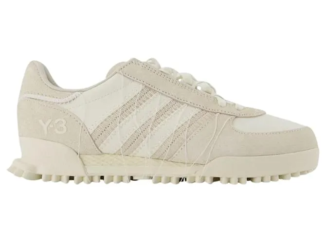 Y3 Zapatillas Marathon Tr - Y-3 - Blanco roto - Cuero 