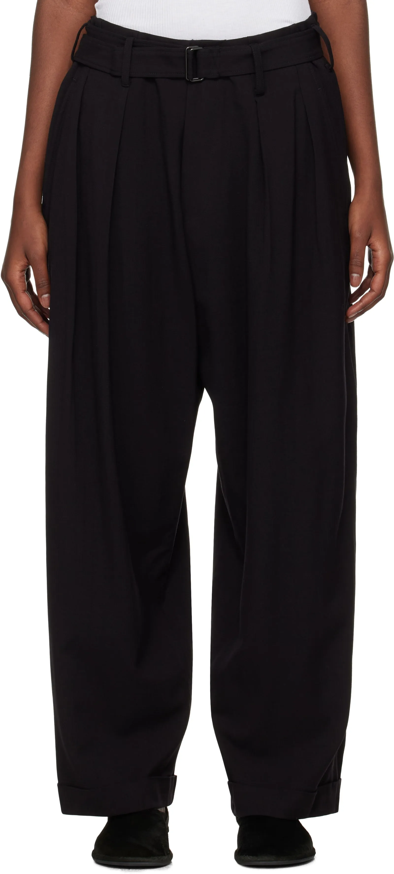 Yohji Yamamoto Gabardine 2Tucks Trousers