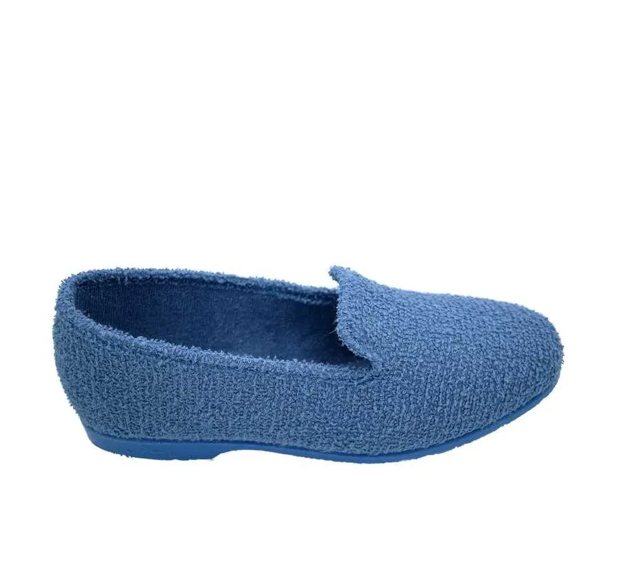 ZAPATILLA DE CASA CANO CONFORT DOGA RIZO FRESCA Y CÓMODA PANTUFLA COLOR AGUAMAR 25663