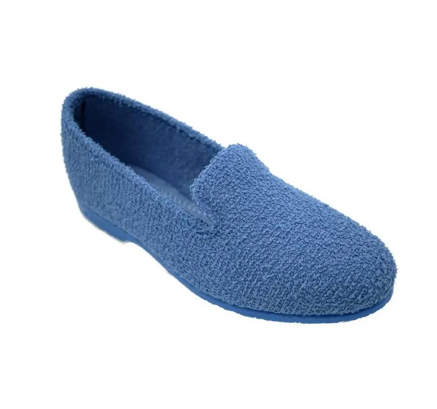 ZAPATILLA DE CASA CANO CONFORT DOGA RIZO FRESCA Y CÓMODA PANTUFLA COLOR AGUAMAR 25663