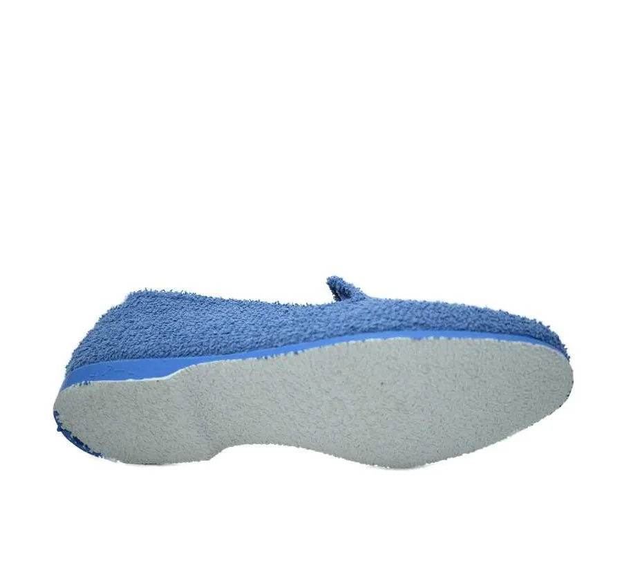 ZAPATILLA DE CASA CANO CONFORT DOGA RIZO FRESCA Y CÓMODA PANTUFLA COLOR AGUAMAR 25663