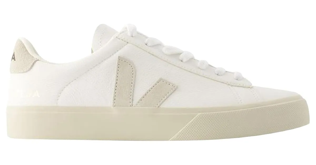 Zapatillas Campo - Veja - Cuero - Gamuza Blanca Blanco 