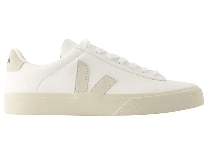 Zapatillas Campo - Veja - Cuero - Gamuza Blanca Blanco 