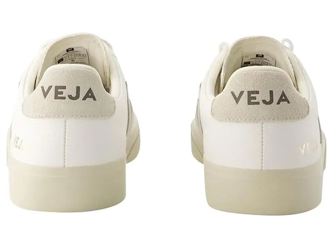 Zapatillas Campo - Veja - Cuero - Gamuza Blanca Blanco 