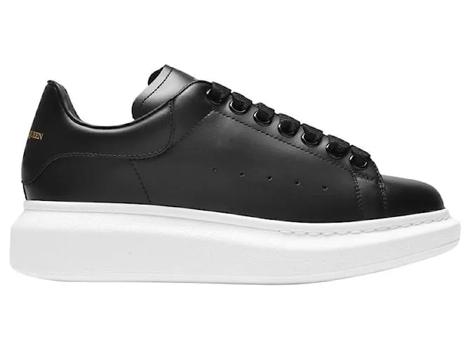 Zapatillas oversize - Alexander McQueen - Piel - Negro 