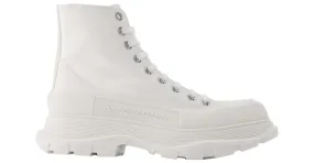 Zapatillas Tread Slick - Alexander Mcqueen - Blanco - Cuero 