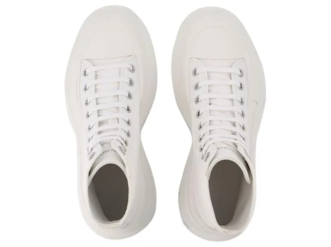 Zapatillas Tread Slick - Alexander Mcqueen - Blanco - Cuero 