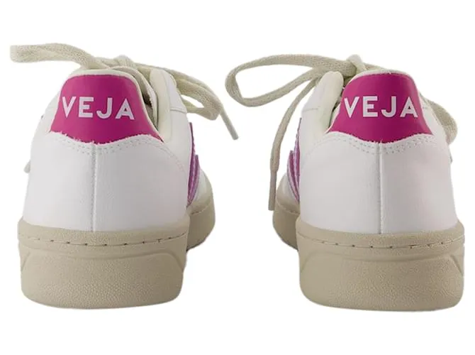 Zapatillas V-10 W - Veja - Algodón - Blanco 