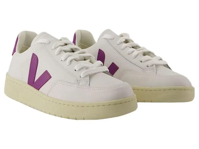 Zapatillas V-12 - Veja - Cuero - Blanco Cosmos 