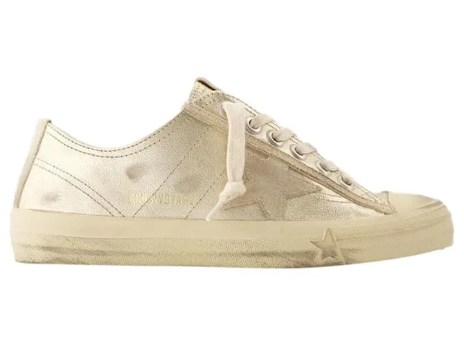 Zapatillas V-Star 2 - Golden Goose Deluxe Brand - Cuero - Metálico 