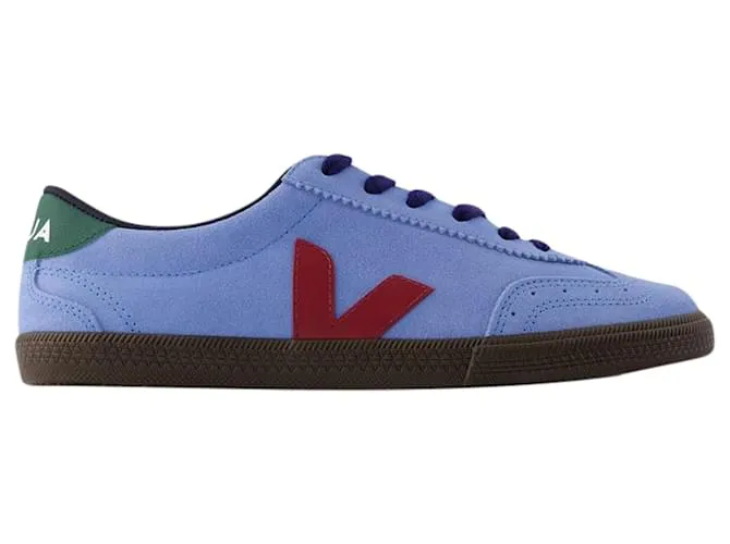 Zapatillas Volley - Veja - Cuero - Azul 