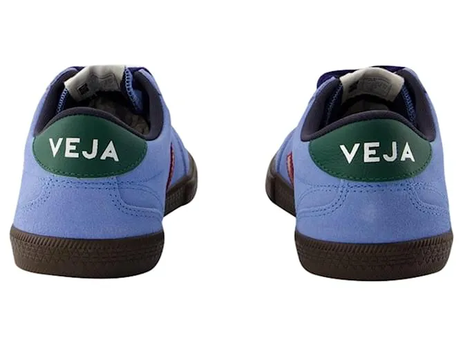 Zapatillas Volley - Veja - Cuero - Azul 