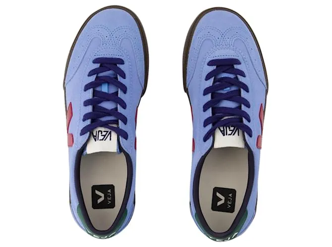 Zapatillas Volley - Veja - Cuero - Azul 