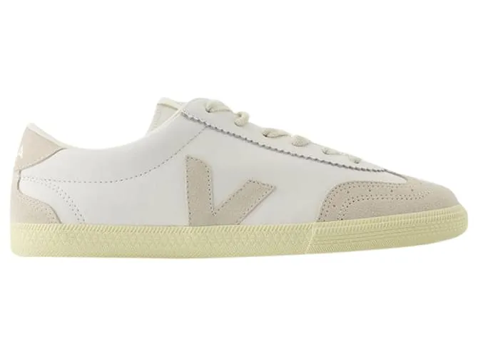 Zapatillas Volley - Veja - Cuero - Blanco Natural 