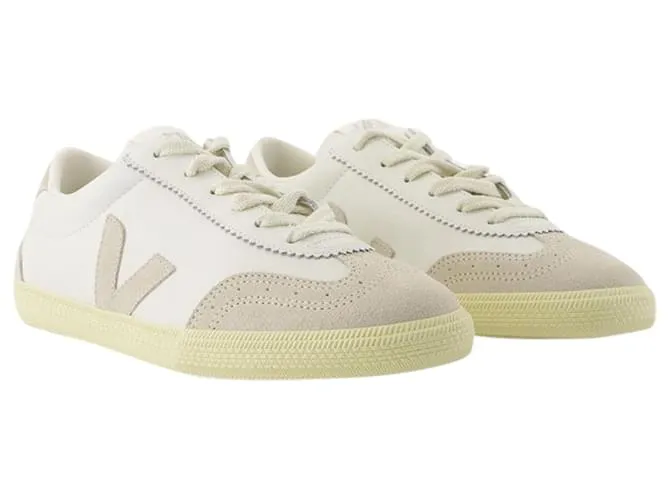 Zapatillas Volley - Veja - Cuero - Blanco Natural 